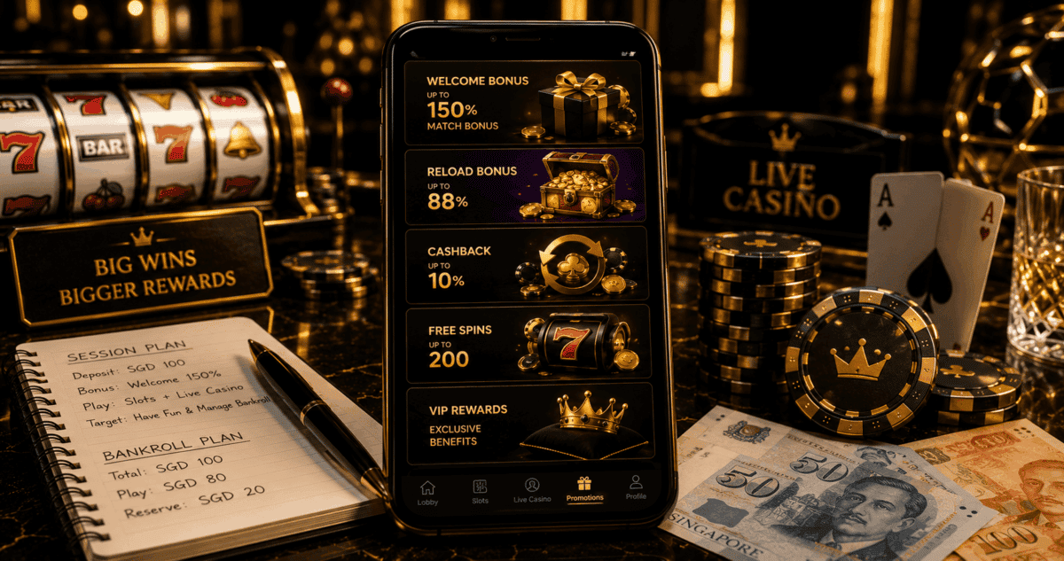 Crown88 Casino Promotions Singapore bonus guide