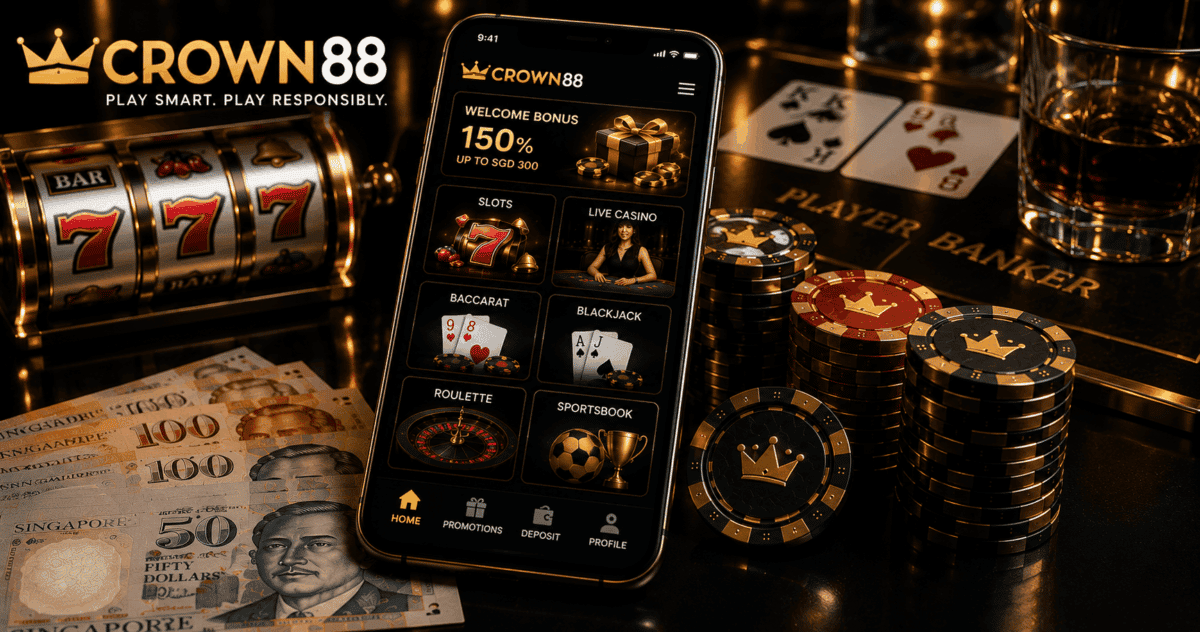 Crown88 Mobile Casino Singapore phone play guide